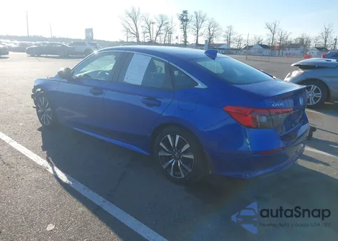 2023 Honda Civic Ex /Ex W/O Bsi из США, поврежденный, VIN 2HGFE1F78PH309194